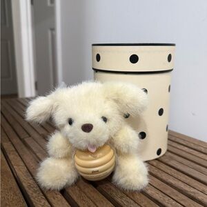 🍯 SOLD!!!!! 🍯 Cream Plush Puppy Toy